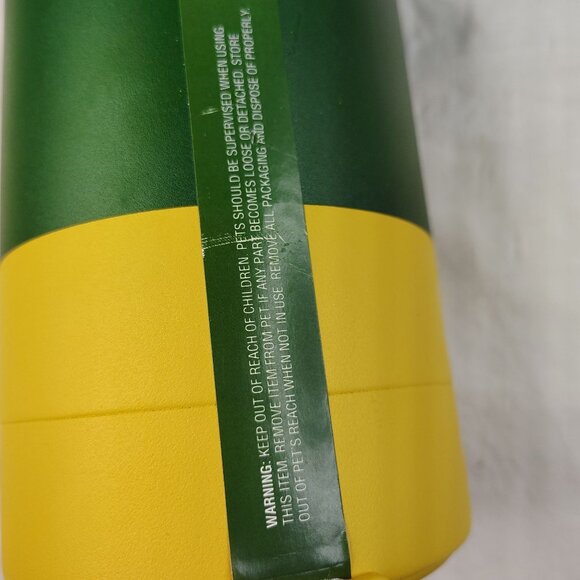 Cuddle Collab Pet Water Bottle Bowl Cat Dog Travel Green Yellow Heavy 46 Oz. - Picture 4 of 16